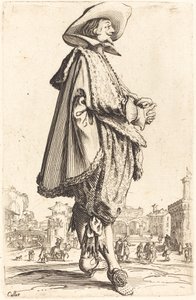 Adel man med vikta händer av Jacques Callot