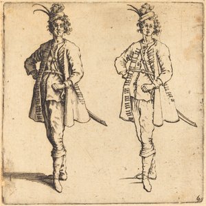 Officer, framifrån av Jacques Callot