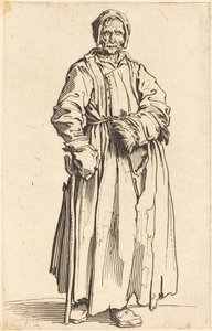 Enögd kvinna, ca. 1622. av Jacques Callot