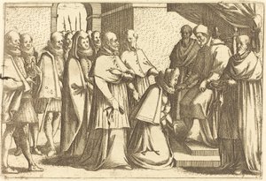 Påvlig publik av Jacques Callot