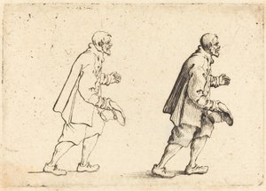 Bonde med hatten i hand, ca. 1617. av Jacques Callot