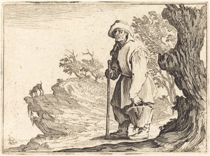 Bonde med säck av Jacques Callot