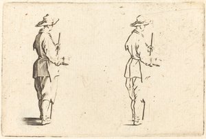 Bonde med en kopp av Jacques Callot