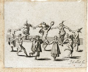 Böndernas dans av Jacques Callot