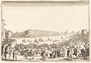 Piazza nära Porta al Prato av Jacques Callot
