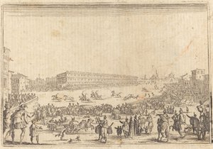 Piazza vid Porta al Prato av Jacques Callot