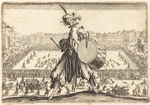 Piazza vid Porta al Prato, ca. 1622. av Jacques Callot