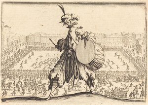 Piazza Santa Croce, Florens av Jacques Callot