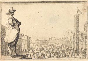 Piazza del Duomo, Florens av Jacques Callot
