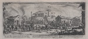 Plundering av en by (Pillage et incendie d