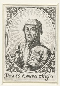Porträtt av den helige Franciskus av Jacques Callot