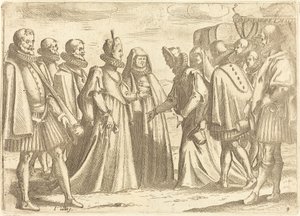Mottagning på Mantua av Jacques Callot