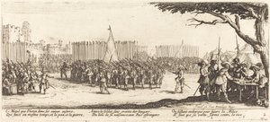 Rekrytering av trupper av Jacques Callot