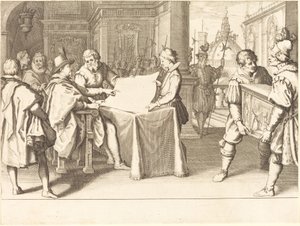 Restaurering av Duomo, Florens, ca. 1614. av Jacques Callot