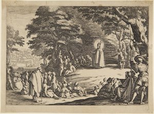 Sankt Amond, Sankt Nikolaus eller Sankt Severin av Jacques Callot