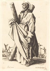 Saint Andrew, publicerad 1631. av Jacques Callot