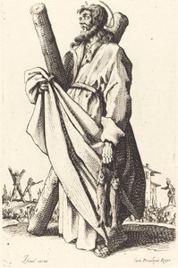 Saint Andrew, publicerad 1631. av Jacques Callot