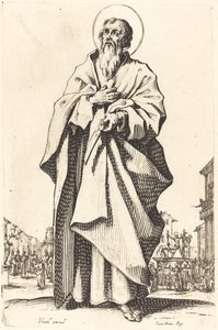 Saint Bartholomew, publicerad 1631. av Jacques Callot
