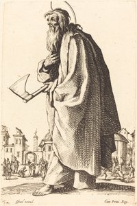 Saint Thaddeus, publicerad 1631. av Jacques Callot