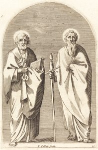 De heliga Petrus och Paulus av Jacques Callot
