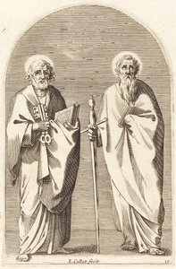 Sankt Petrus och Sankt Paulus av Jacques Callot