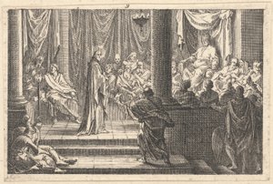 Scen från passionen (etsning) av Jacques Callot