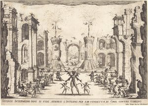 Andra Intermezzo av Jacques Callot