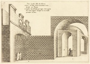 Andra delen av Via Dolorosa av Jacques Callot