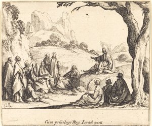 Bergspredikan av Jacques Callot