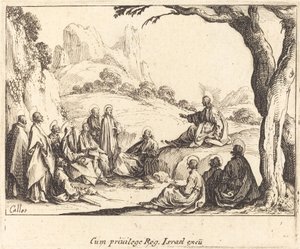 Bergspredikan av Jacques Callot