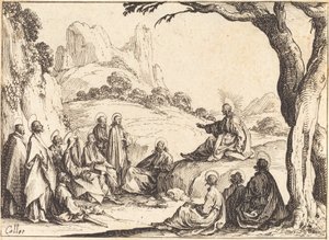 Bergspredikan av Jacques Callot