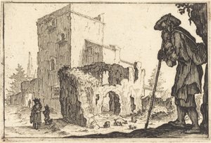 Herde och ruiner av Jacques Callot