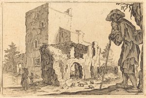 Herde och ruiner av Jacques Callot