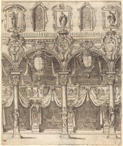 Sidogången i San Lorenzo, Florens av Jacques Callot