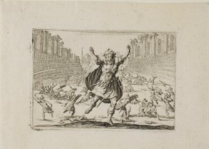 Skirmish in the Circus, från The Caprices av Jacques Callot