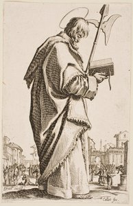 Sankt Mattias, ur serien ”De stora apostlarna” av Jacques Callot