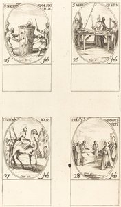St. Nicephorus; S:t Nestor; St Julian; Översättning av St. Augustin av Jacques Callot