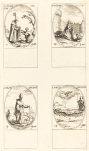 S:t Theodosius; St. Tatiana; St Hilary; Sankt Felix av Jacques Callot