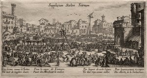 Straff, ett betsel för brottet (Straffen) av Jacques Callot