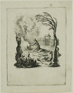 Plågorna i trädgården, ur Den lilla passionen av Jacques Callot