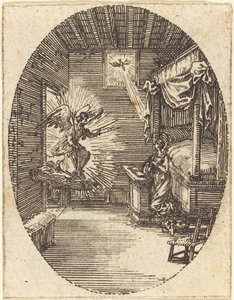 Bebådelsen. av Jacques Callot