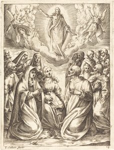 Himmelsfärden, 16081611. av Jacques Callot