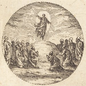 Himmelsfärden, c. 1631. av Jacques Callot