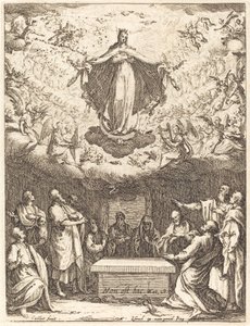 Jungfruns antagande av Jacques Callot