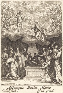 Jungfruns antagande, i eller efter 1630. av Jacques Callot