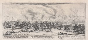 Slaget (La Bataille), från "Krigets elände" av Jacques Callot