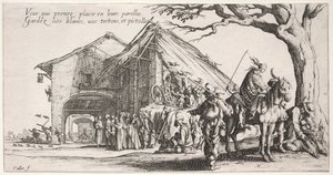 The Bohemians: The Stopping Place: The Fortune Teller, ca. 1621-1625. av Jacques Callot