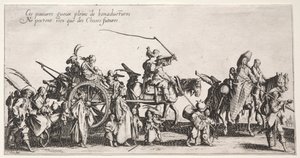 Bohemerna, ca. 1621-1625. av Jacques Callot