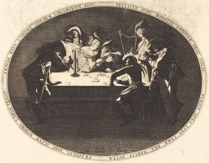 Kortspelarna av Jacques Callot