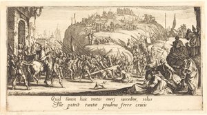 Bärandet av korset av Jacques Callot